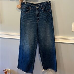 American Eagle Outfitters Dark Blue Flare Jeans